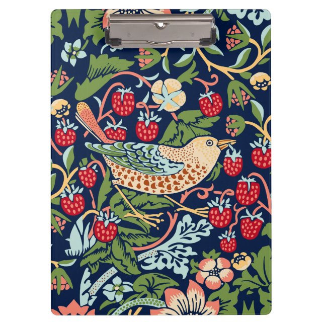 William Morris Strawberry Thief Clipboard (Front)