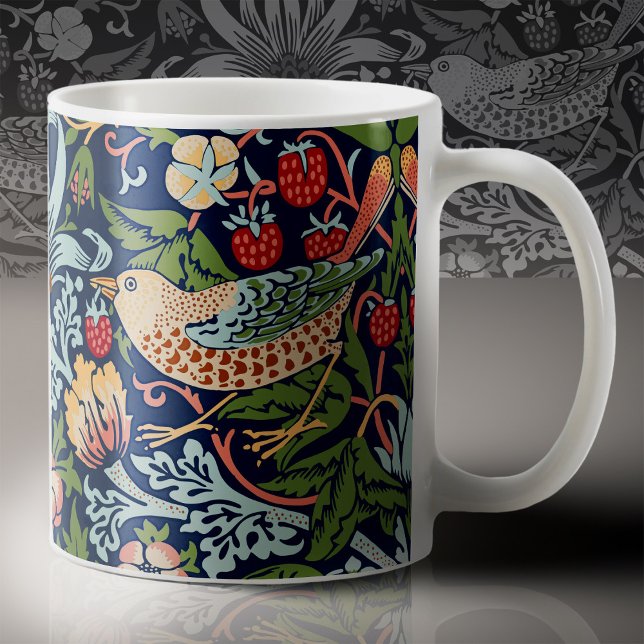 William Morris Strawberry Thief Coffee Mug (Creator Uploaded)