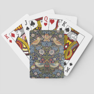 William Morris Strawberry Thief Design 1883 Playing Cards