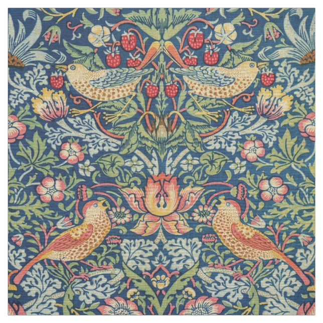 William Morris - Strawberry Thief Fabric (Swatch)