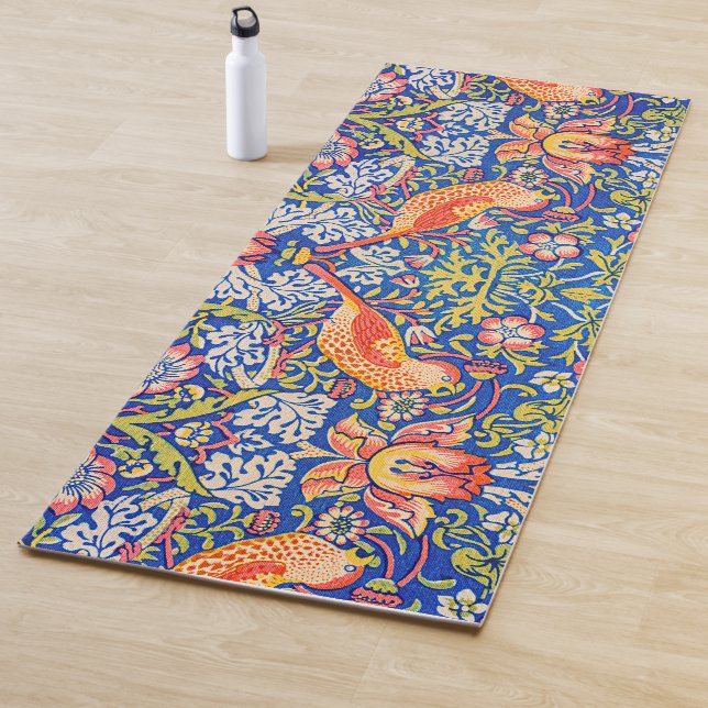 William Morris Strawberry thief famous painting  Yoga Mat (In Situ)