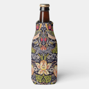 William Morris Strawberry Thief Floral Art Nouveau Bottle Cooler