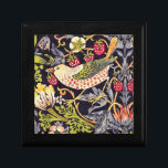 William Morris Strawberry Thief Floral Art Nouveau Gift Box<br><div class="desc">William Morris Strawberry Thief Floral Art Nouveau Watercolor Painting Strawberry Thief is one of William Morris's most popular repeating designs for textiles. It takes as its subject the thrushes that Morris found stealing fruit in his kitchen garden of his countryside home, Kelmscott Manor, in Oxfordshire. William Morris was an English...</div>