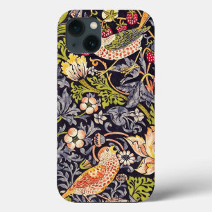 William Morris Strawberry Thief Floral Art Nouveau iPhone 13 Case