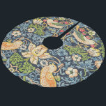William Morris Strawberry Thief Floral Pattern Brushed Polyester Tree Skirt<br><div class="desc">William Morris Strawberry Thief Floral Pattern</div>