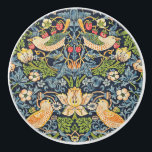 William Morris Strawberry Thief Floral Pattern Ceramic Knob<br><div class="desc">William Morris Strawberry Thief Floral Pattern Ceramic Knob</div>