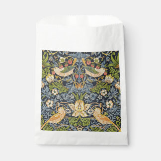 William Morris - Strawberry Thief Floral Pattern Favour Bags
