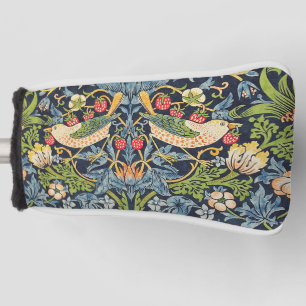William Morris Strawberry Thief Floral Pattern Golf Head Cover
