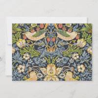 William Morris - Strawberry Thief Floral Pattern