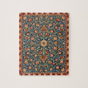 William Morris Strawberry Thief Floral Pattern Jigsaw Puzzle