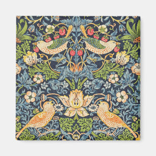William Morris Strawberry Thief Floral Pattern Magnet