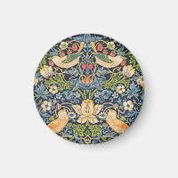 William Morris Strawberry Thief Floral Pattern