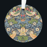 William Morris Strawberry Thief Floral Pattern Ornament<br><div class="desc">William Morris Strawberry Thief Floral Pattern Ornament</div>
