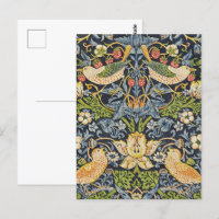 William Morris - Strawberry Thief Floral Pattern