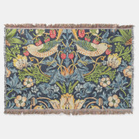 William Morris Strawberry Thief Floral Pattern