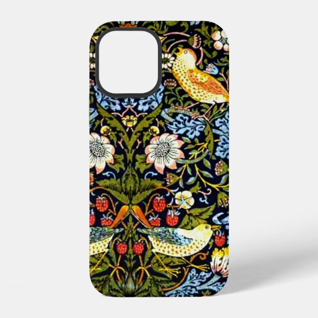 William Morris, Strawberry Thief, iPhone Case (Back)