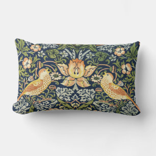 William Morris Strawberry Thief Lumbar Cushion