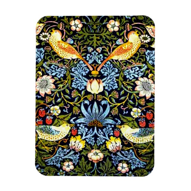 William Morris - Strawberry Thief Magnet (Vertical)