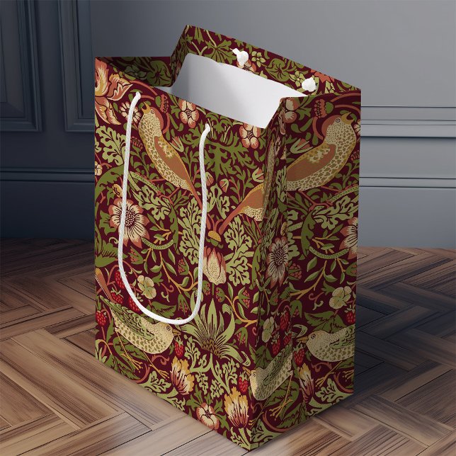 William Morris Strawberry Thief Medium Gift Bag (Creator Uploaded)
