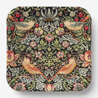 William Morris Strawberry Thief Paper Plate