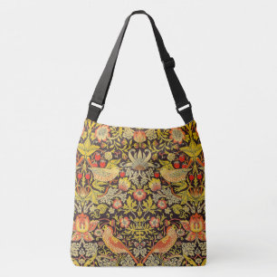 William Morris Strawberry Thief Pattern Crossbody Bag