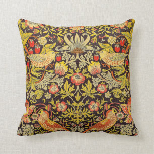 William Morris Strawberry Thief Pattern Cushion