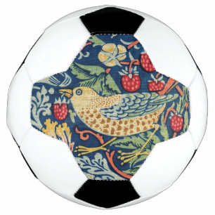 William Morris - Strawberry Thief Soccer Ball