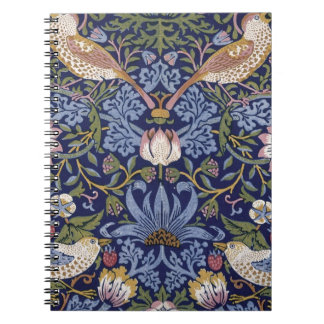 William Morris Strawberry Thief Spiral Notebook