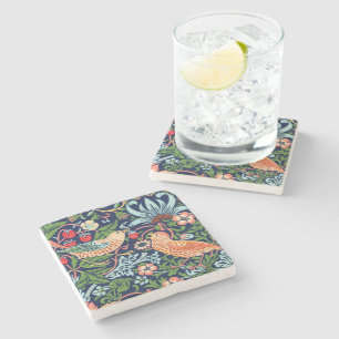 William Morris Strawberry Thief Stone Coaster