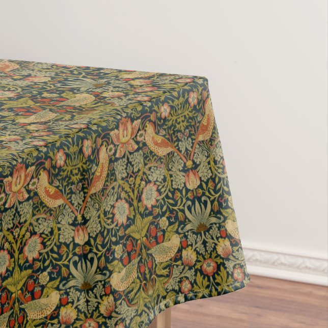 William Morris: Strawberry Thief Tablecloth (In Situ)