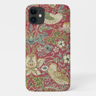 William Morris Strawberry Thief Textile Pattern Case-Mate iPhone Case