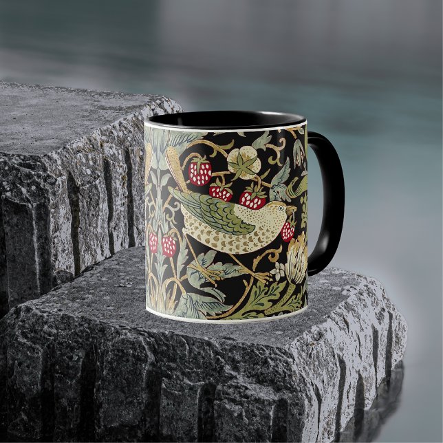 William Morris Strawberry Thief Textile Pattern Mug (Creator Uploaded)