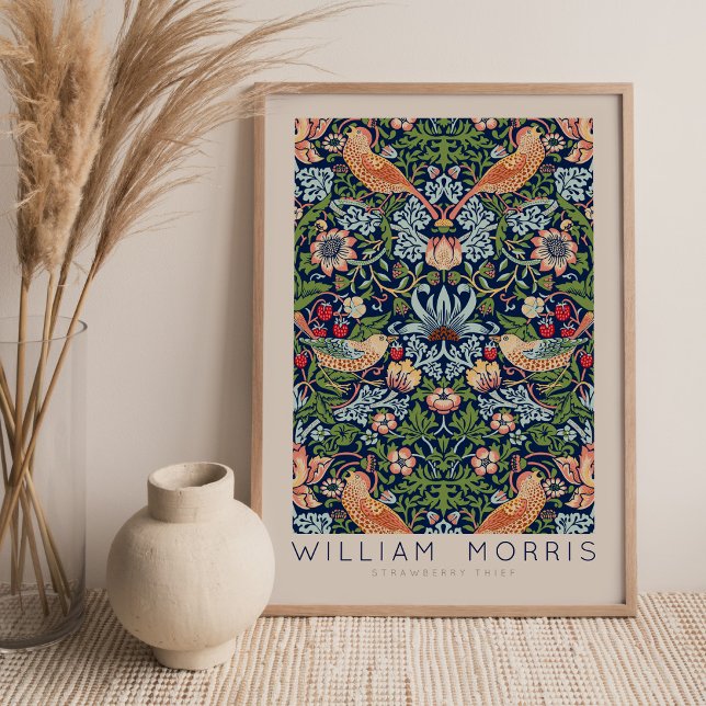 William Morris Strawberry Thief Wall Art Poster (Creator Uploaded)