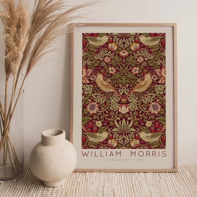 William Morris Strawberry Thief Wall Art Poster (Creator Uploaded)
