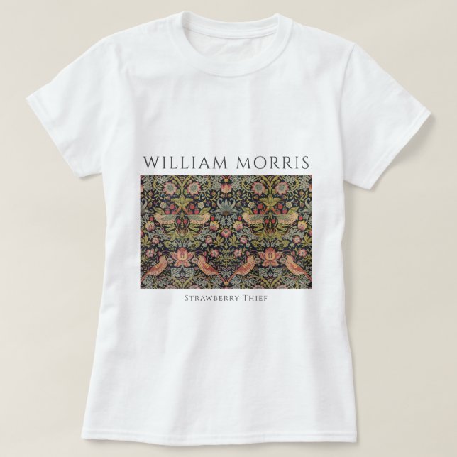 William Morris Strawberry Thief women's t-shirt  (Design Front)