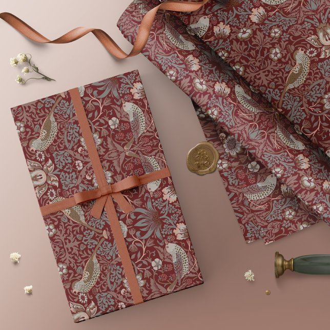 William Morris Strawberry Thief Wrapping Paper (Creator Uploaded)