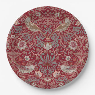 William Morris Strawberry Thief Wrapping Paper Plate