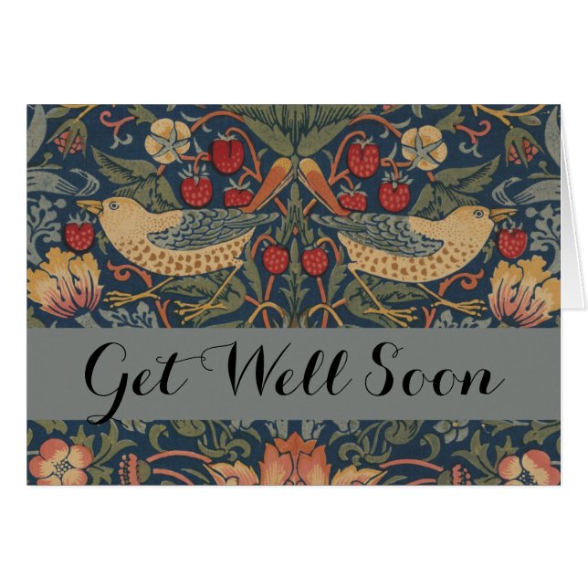 William Morris Strawberry Thieves Birds (Front Horizontal)