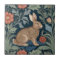 William Morris style Rabbit Right Facing Floral