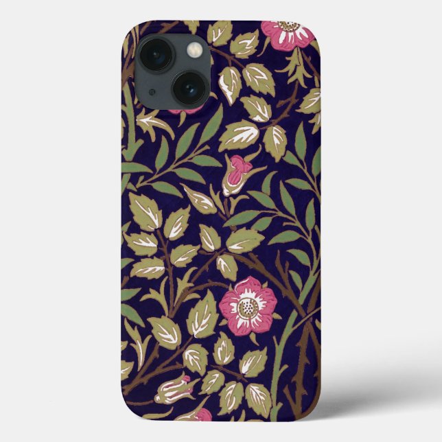 William Morris Sweet Briar Floral Art Nouveau Case-Mate iPhone Case (Back)