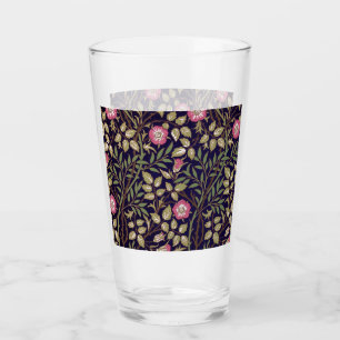 William Morris Sweet Briar Floral Art Nouveau Glass