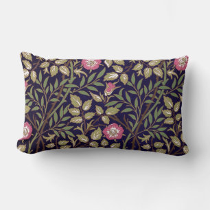 William Morris Sweet Briar Floral Art Nouveau Lumbar Cushion