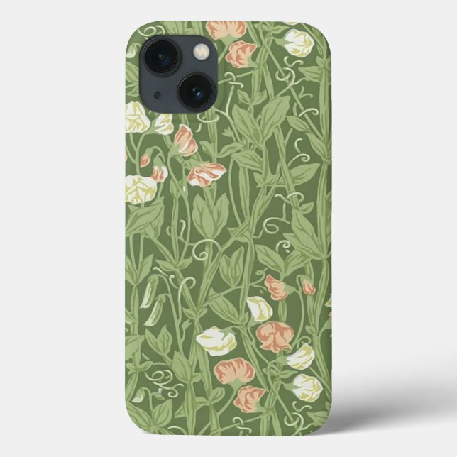 William Morris Sweet Pea Floral Design Case-Mate iPhone Case (Back)