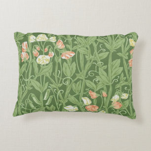 William Morris Sweet Pea Pattern Vintage Botanical Decorative Cushion