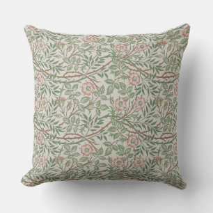 William Morris Sweetbriar Floral Art Nouveau Cushion