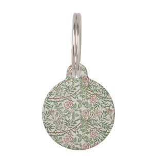 William Morris Sweetbriar Floral Art Nouveau Pet Tag
