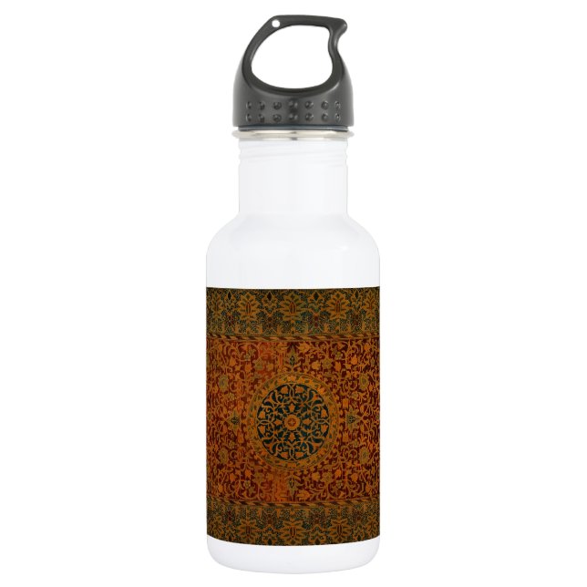 William Morris Tapestry Carpet Rug 532 Ml Water Bottle (Front)