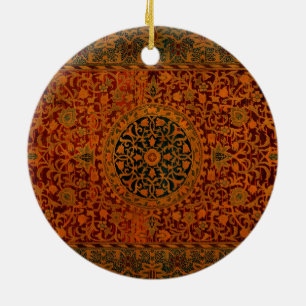 William Morris Tapestry Carpet Rug Ceramic Tree Decoration