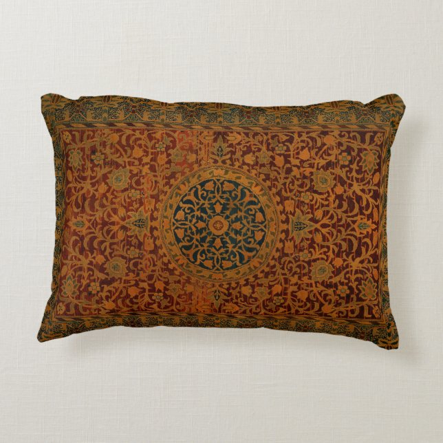 William Morris Tapestry Carpet Rug Decorative Cushion (Back)