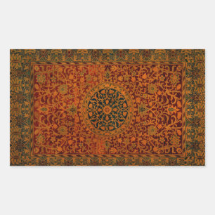 William Morris Tapestry Carpet Rug Rectangular Sticker